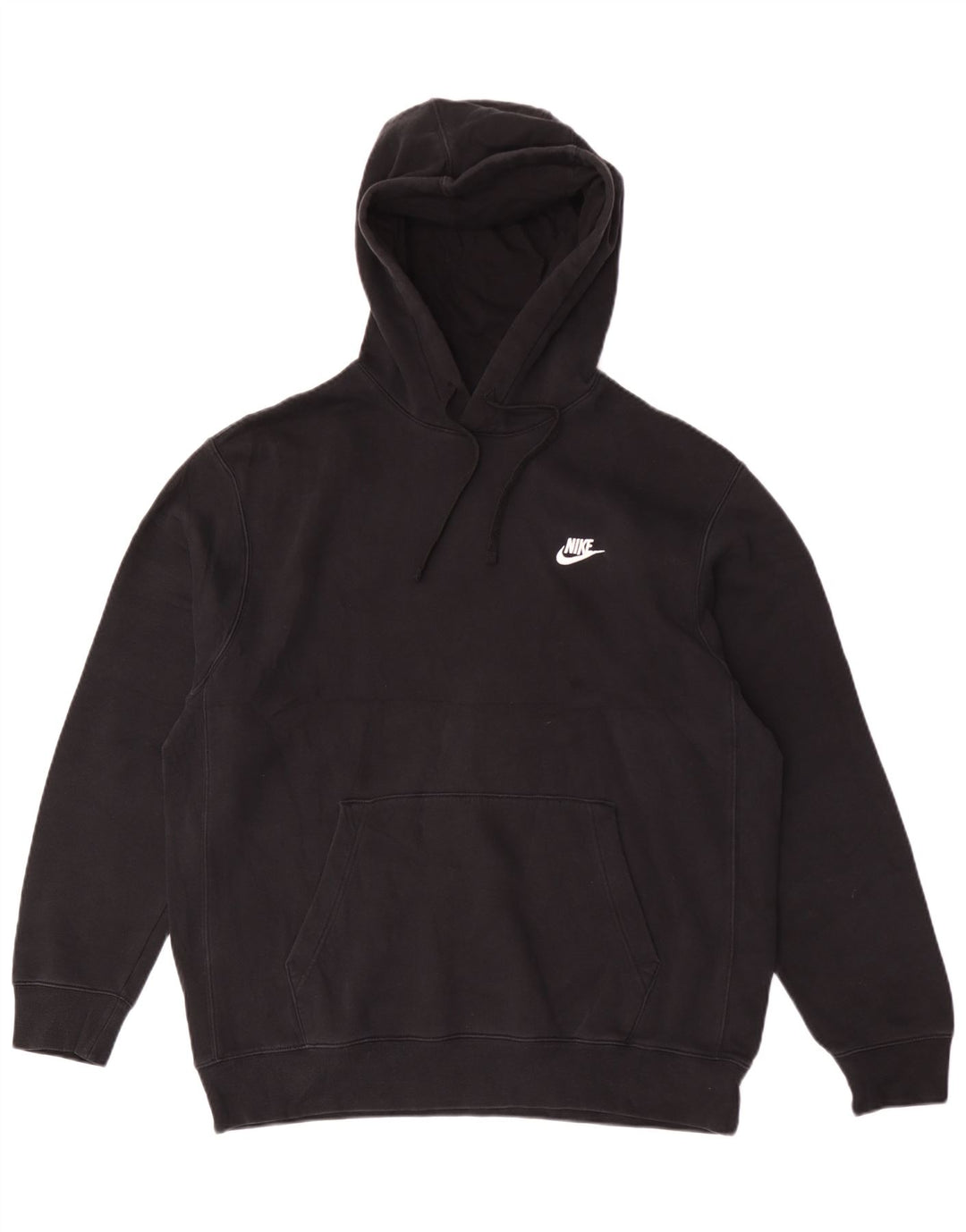 Pulover Nike pentru bărbați, bumbac mare, negru