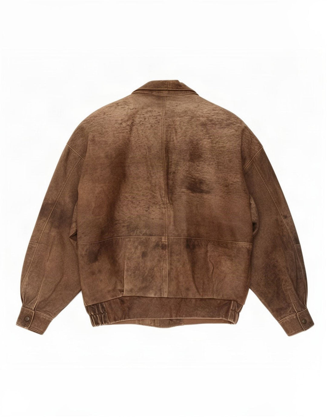 Jachetă de piele vintage pentru bărbați UK 42 XL maro