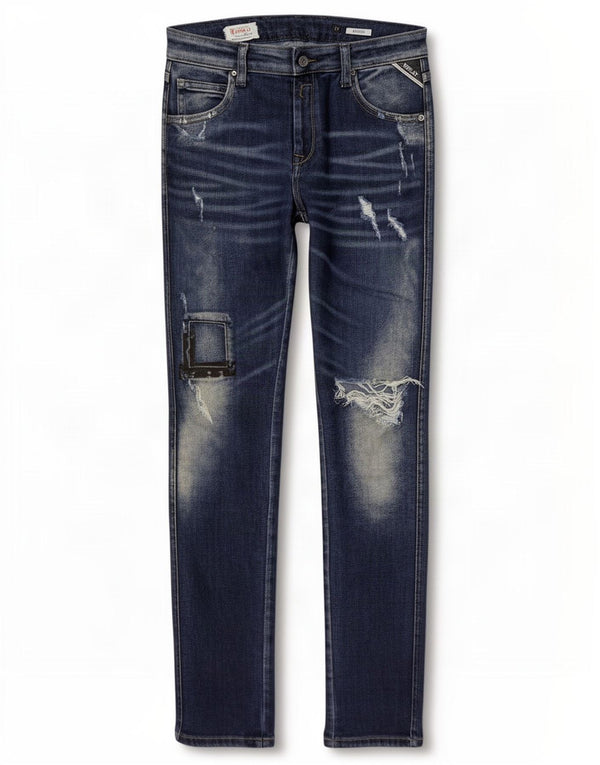 Replay blugi skinny învechiți Katewin pentru femei W25 L28 bumbac albastru
