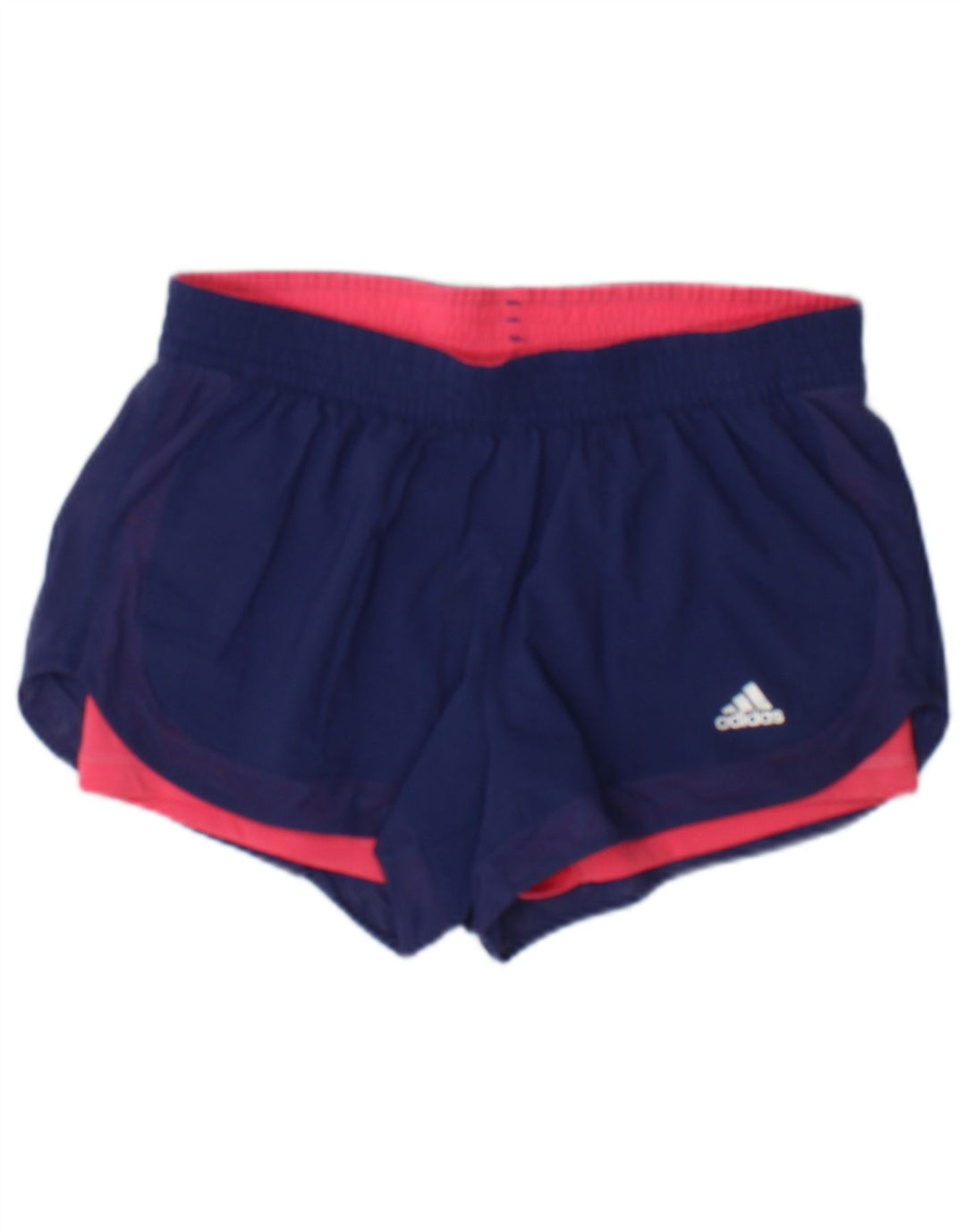 Pantaloni scurți sport Climalite Adidas pentru femei UK 10 Small Blue Poliester