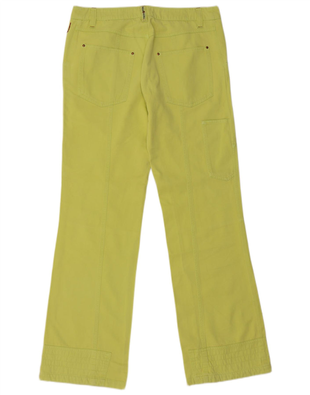 Pantaloni cargo drepti pentru femei Think Pink IT 46 Large W32 L33 Green Bumbac