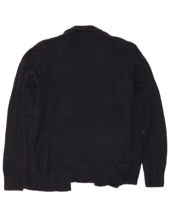 Pulover cardigan deschis pentru femei Marks & Spencer, acrilic, albastru marin mic