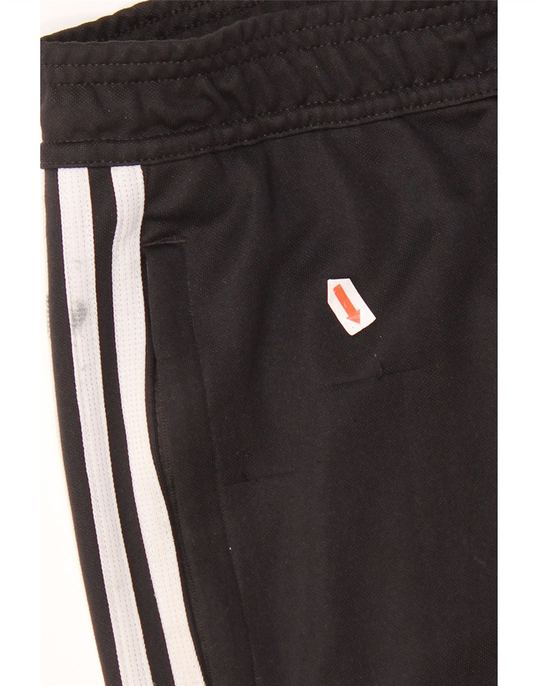 Pantaloni de trening Adidas pentru bărbați, poliester mediu negru
