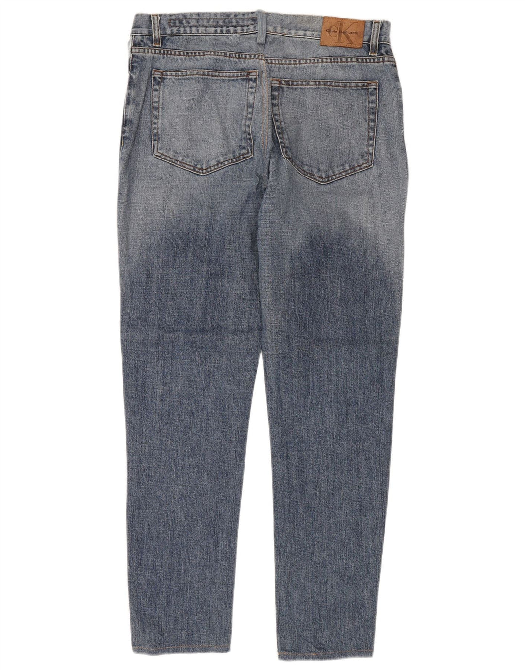 Blugi slim pentru bărbați CALVIN KLEIN W36 L30 Bumbac albastru