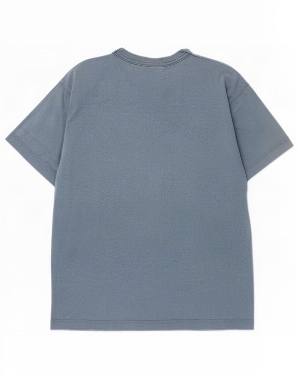 Replay Mens Graphic T-Shirt Top Medium Blue