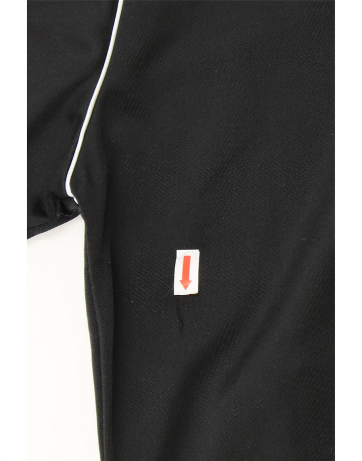 ADIDAS Girls Tracksuit Top Jacket 13-14 Years Black Polyester Vintage Adidas and Second-Hand Adidas from Messina Hembry 