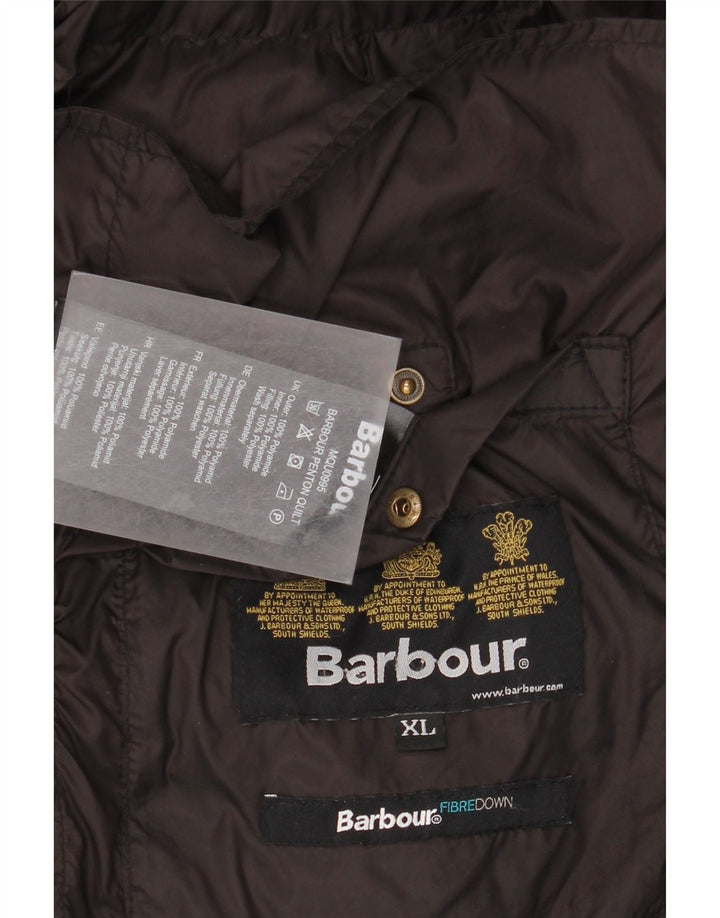 Jachetă căptușită pentru bărbați Barbour UK 42 XL Poliamidă neagră