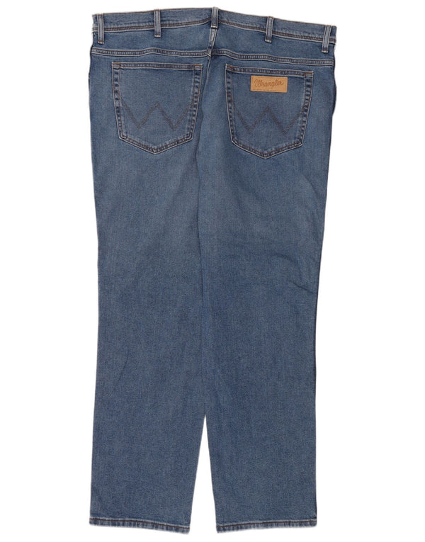 Blugi slim Texas Wrangler pentru bărbați W42 L30 bumbac albastru