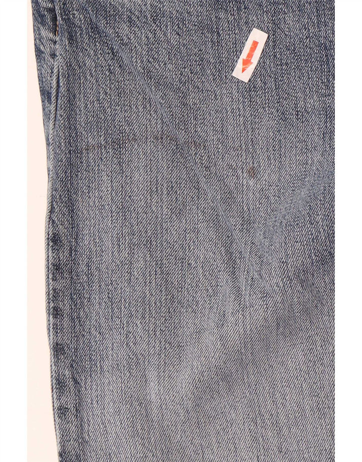 Blugi drepți distressed 501 Levi's pentru bărbați W32 L34 albaștri
