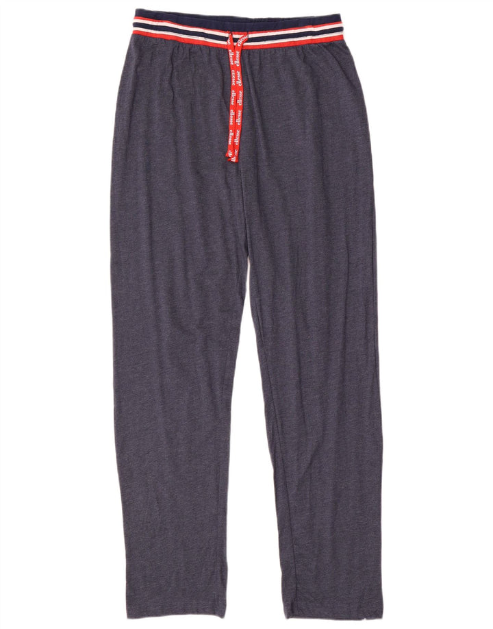 Pantaloni de trening pentru bărbați Ellesse, mari, albastru, bumbac cu pete