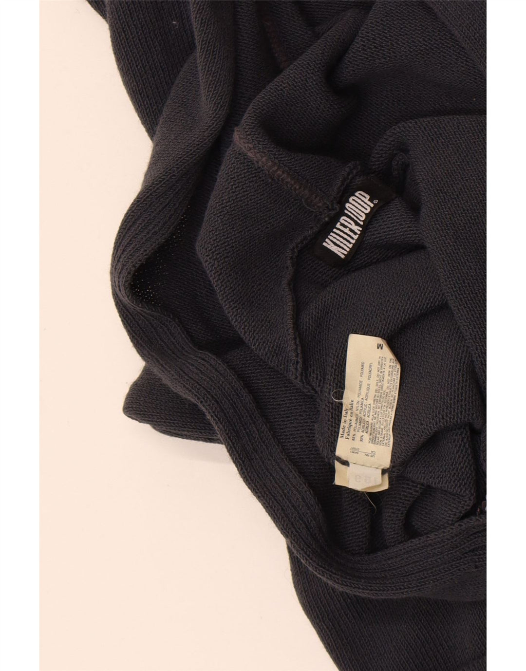 Pulover cardigan cu glugă Killer Loop pentru femei UK 12 Medium Bleumarin