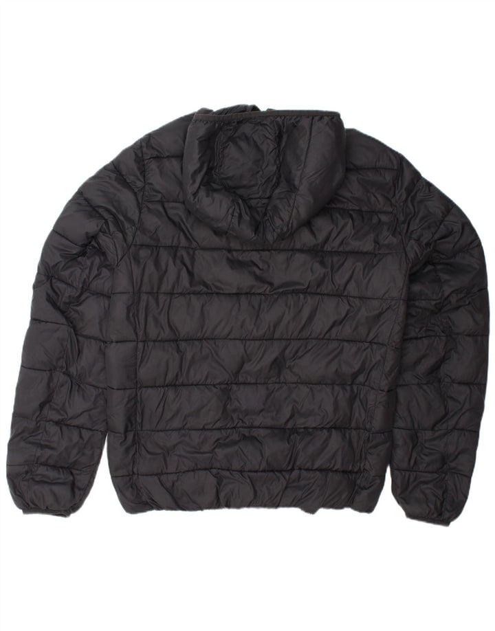 Jachetă căptușită cu glugă pentru bărbați REFRIGUE UK 38 Medium Black