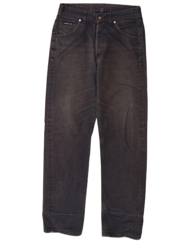 Blugi drepti pentru bărbați Avirex W30 L31 Bumbac bleumarin