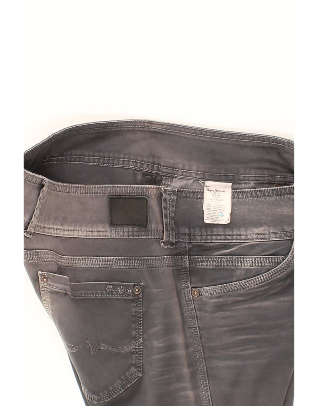 PEPE JEANS Womens Straight Jeans W31 L32 Grey Cotton Vintage PEPE Jeans and Second-Hand PEPE Jeans from Messina Hembry 