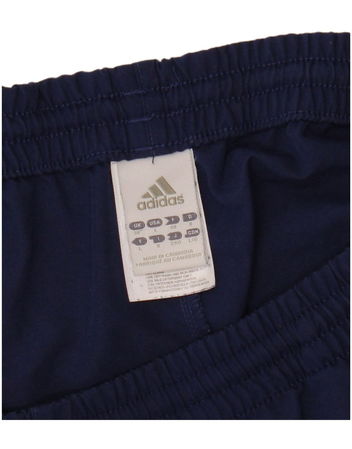 Pantaloni scurți sport ADIDAS pentru bărbați, mari, albastru, poliester