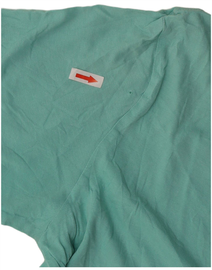 Tricou pentru bărbați Champion Top din bumbac verde mediu