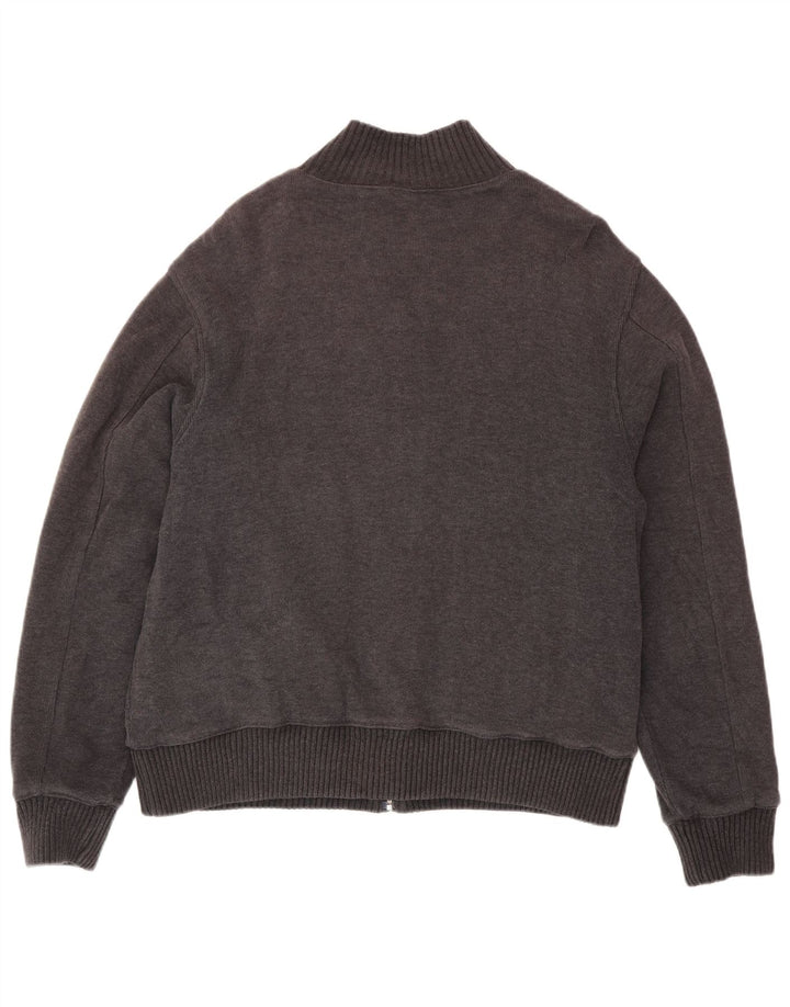 Pulover Cardigan Blue Harbour pentru bărbați Marks & Spencer, bumbac mare, gri