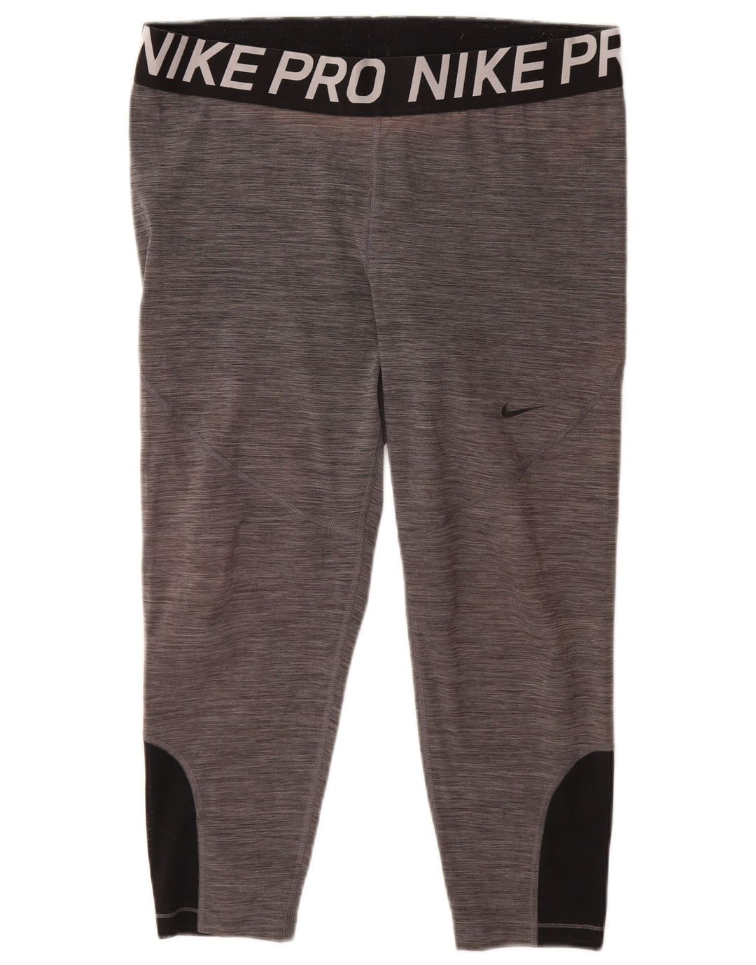 Leggings NIKE Dri Fit Graphic Capri pentru femei UK 20 2XL Gri Colorblock