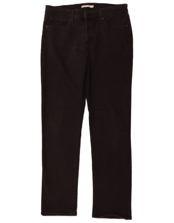 Blugi drepți modelați 314 pentru femei LEVI'S L32 L32 bumbac negru