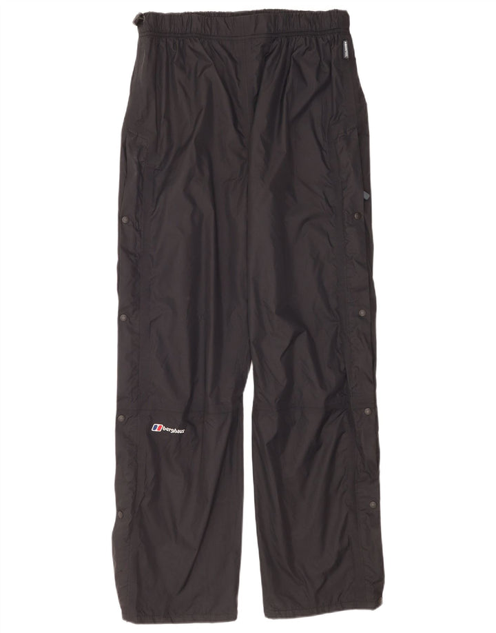 Pantaloni obișnuiți impermeabili pentru femei Berghaus UK 16, mare, negru, nailon