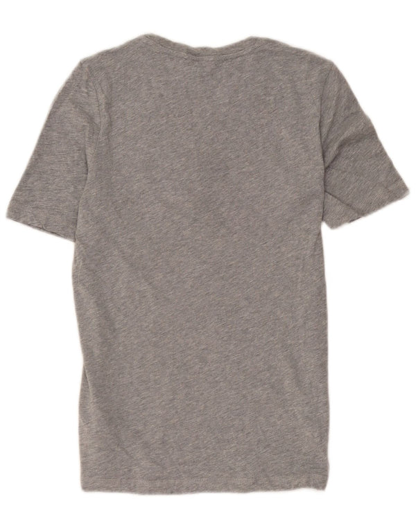 Tricou grafic Tommy Hilfiger pentru femei Top UK 2 2XS bumbac gri