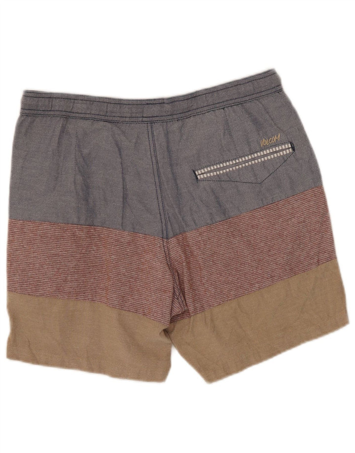 Pantaloni scurți casual pentru bărbați Volcom W32, medii, multicolore, din bumbac