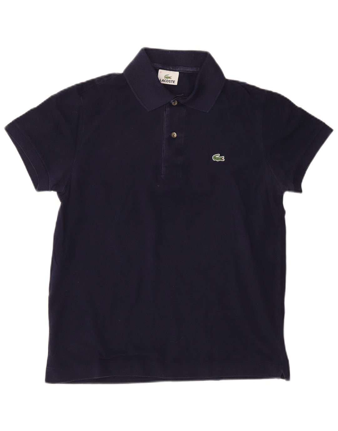 Tricou polo pentru bărbați LACOSTE Mărimea 3 Bumbac bleumarin mic