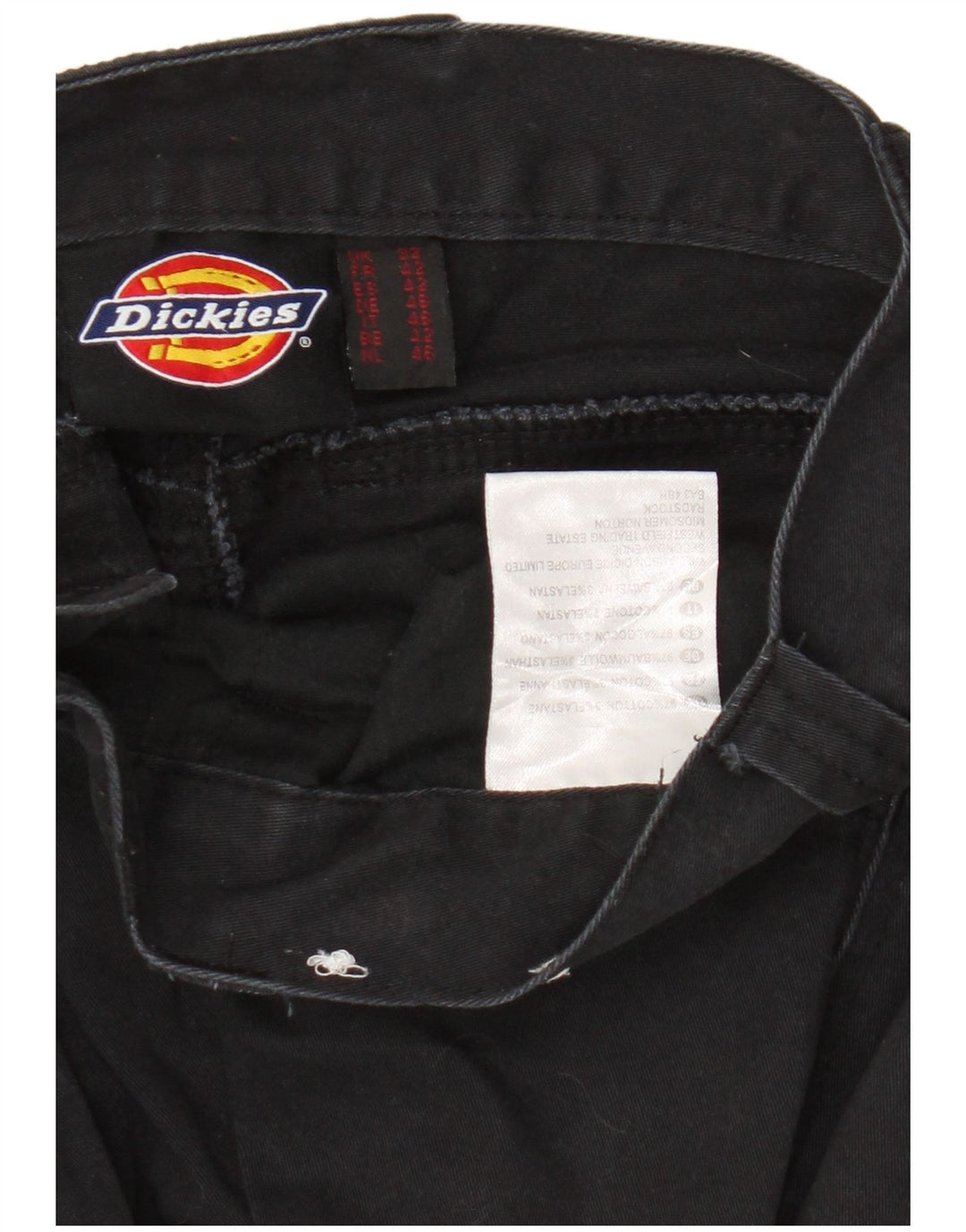 Pantaloni scurți cargo Dickies pentru bărbați W32 bumbac mediu negru