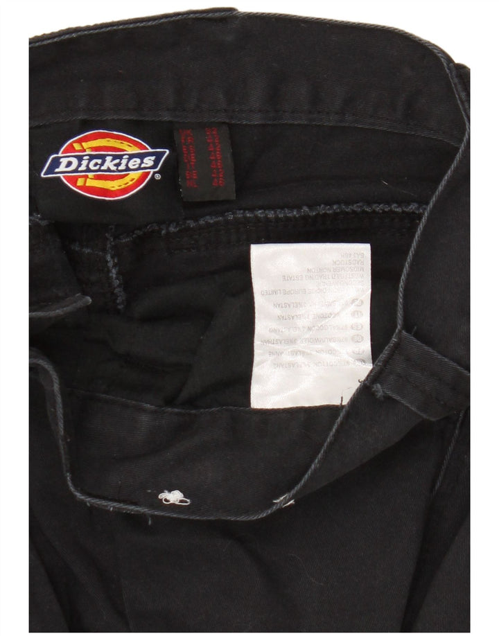 Pantaloni scurți cargo Dickies pentru bărbați W32 bumbac mediu negru