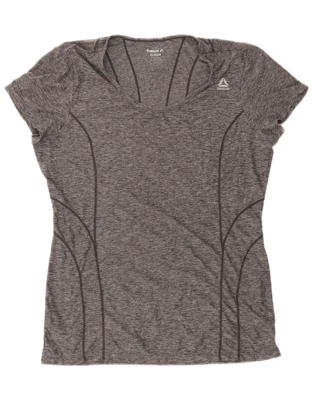 Tricou pentru femei Reebok Top UK 14 Medium Gri Flecked Polyester