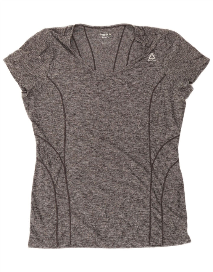 Tricou pentru femei Reebok Top UK 14 Medium Gri Flecked Polyester