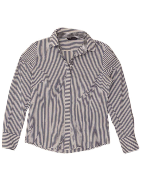 Cămașă pentru femei Marks & Spencer UK 12 Medium bleumarin, bumbac cu dungi