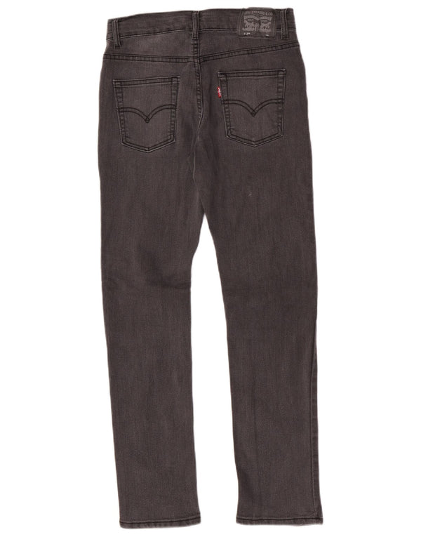 Levi's Boys 512 Slim Tapered Jeans 13-14 ani W28 L29 bumbac gri