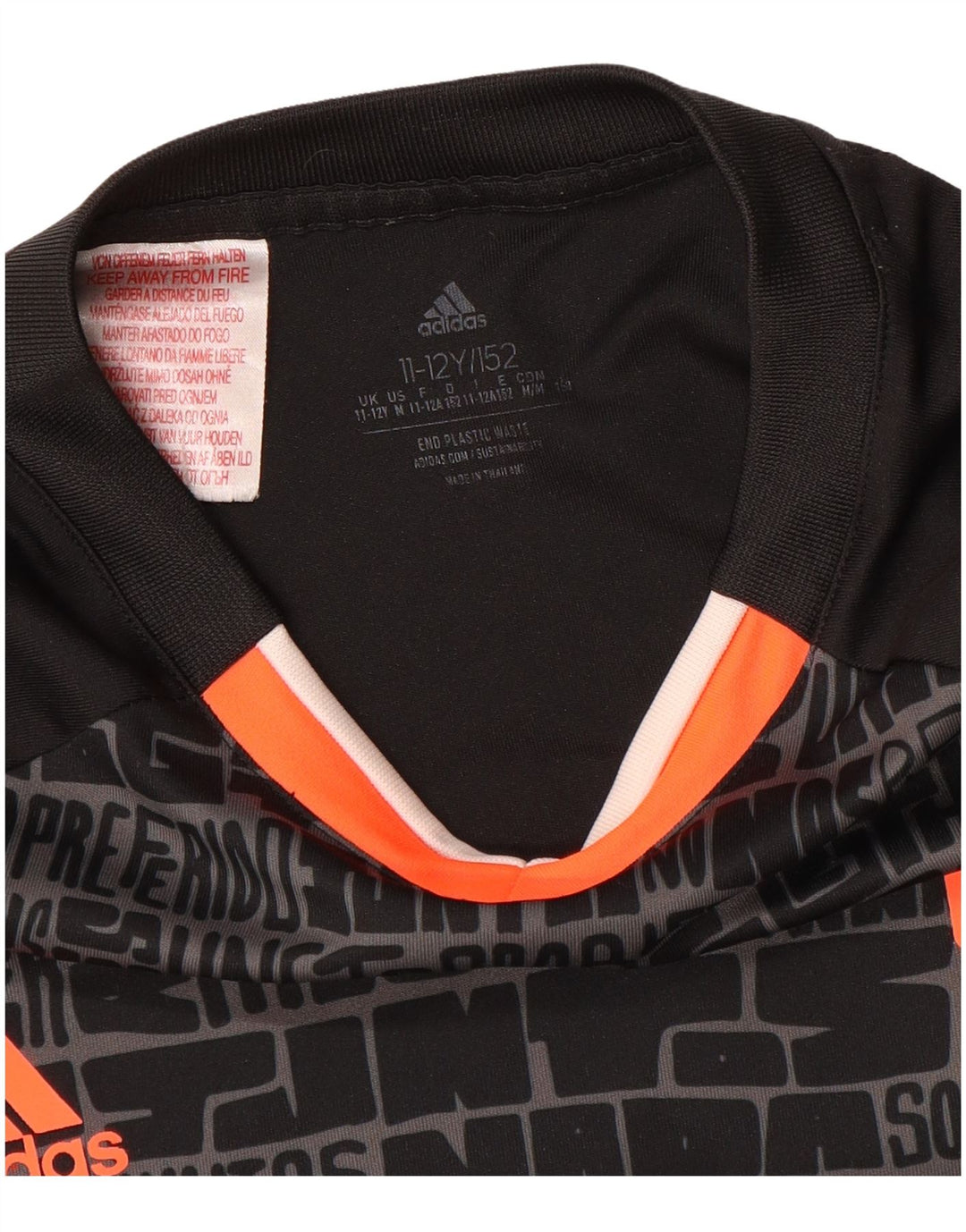 Tricou grafic ADIDAS pentru băieți MESSI cu model abstract Top 11-12 ani negru