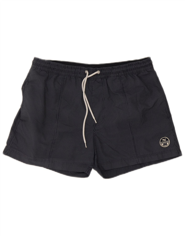 Pantaloni scurți de înot North Sails pentru bărbați, mari, albastru, poliester cu dungi