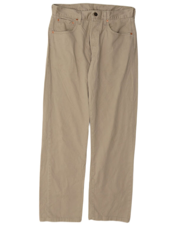 Pantaloni casual pentru bărbați Levi's 551, drepte, largi, W32 L29, bumbac bej