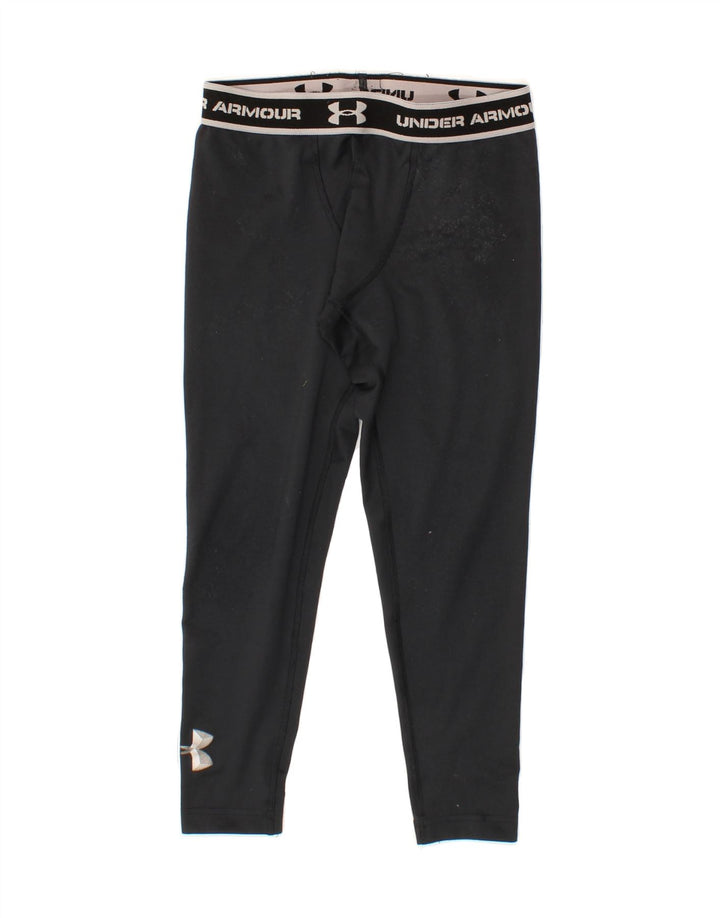 UNDER ARMOUR Girls Leggings 12-13 Years Medium  Black Vintage Under Armour and Second-Hand Under Armour from Messina Hembry 