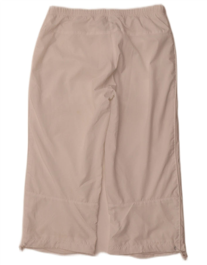 Pantaloni de trening NIKE Capri pentru femei UK 8/10 Small White Sports