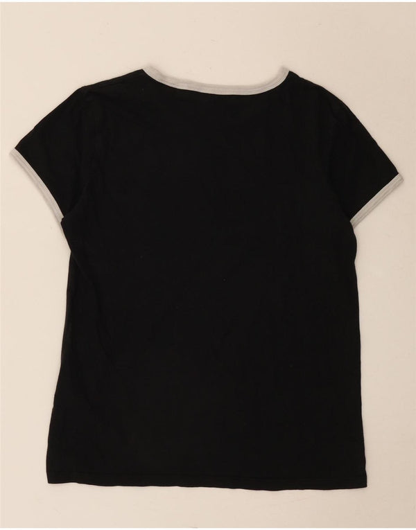 Tricou Levi's Perfect Crew pentru femei Top UK 10 Small Black Colorblock Bumbac