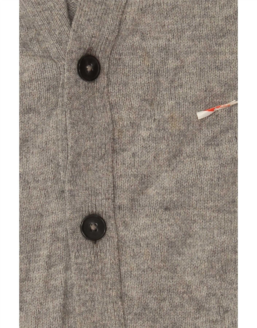 Pulover cardigan pentru bărbați Marks & Spencer, lână de miel, gri mediu