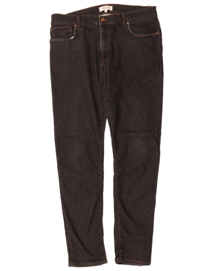 Blugi subțiri pentru femei Reiss W34 L30 bumbac negru