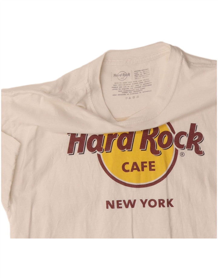 HARD ROCK CAFE Tricou grafic pentru femei Top UK 14 Bumbac alb mediu