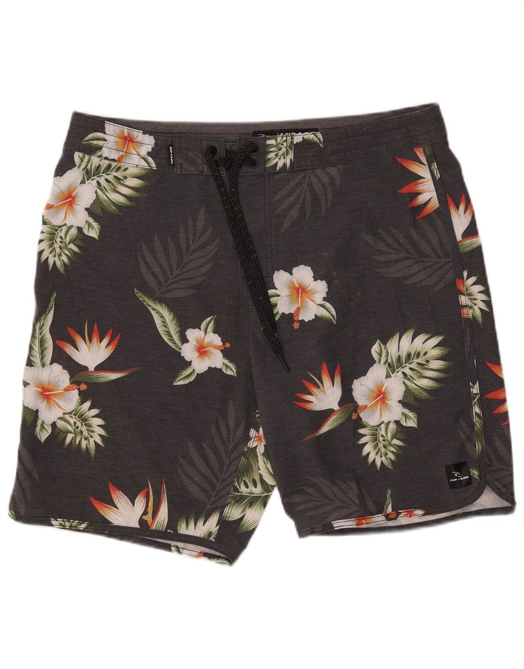Pantaloni scurți de înot Rip Curl Mirage pentru bărbați, mari, gri, poliester floral