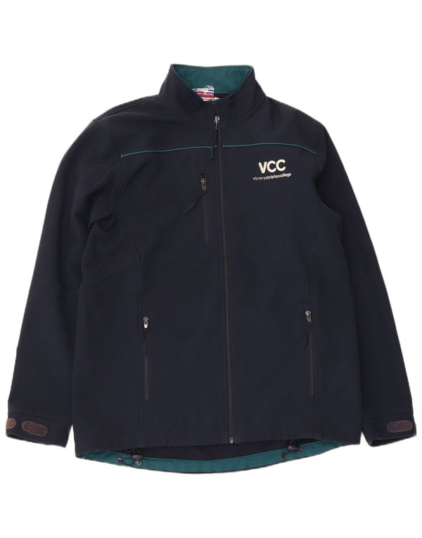 Jachetă Windbreaker pentru bărbați cu grafică Champion UK 38 Poliester bleumarin mediu