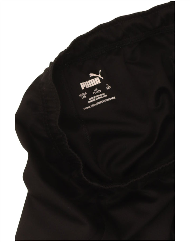 Pantaloni de trening Puma pentru baieti 11-12 ani negri