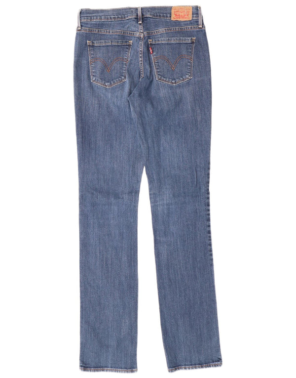 Blugi drepti pentru femei Levi's 505 US 4 Small W27 L34 Blue Cotton Classic