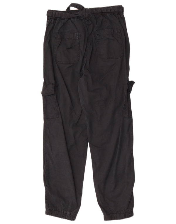 Marks & Spencer Joggeri pentru femei Pantaloni cargo UK 10 Small W28 L27 Negru