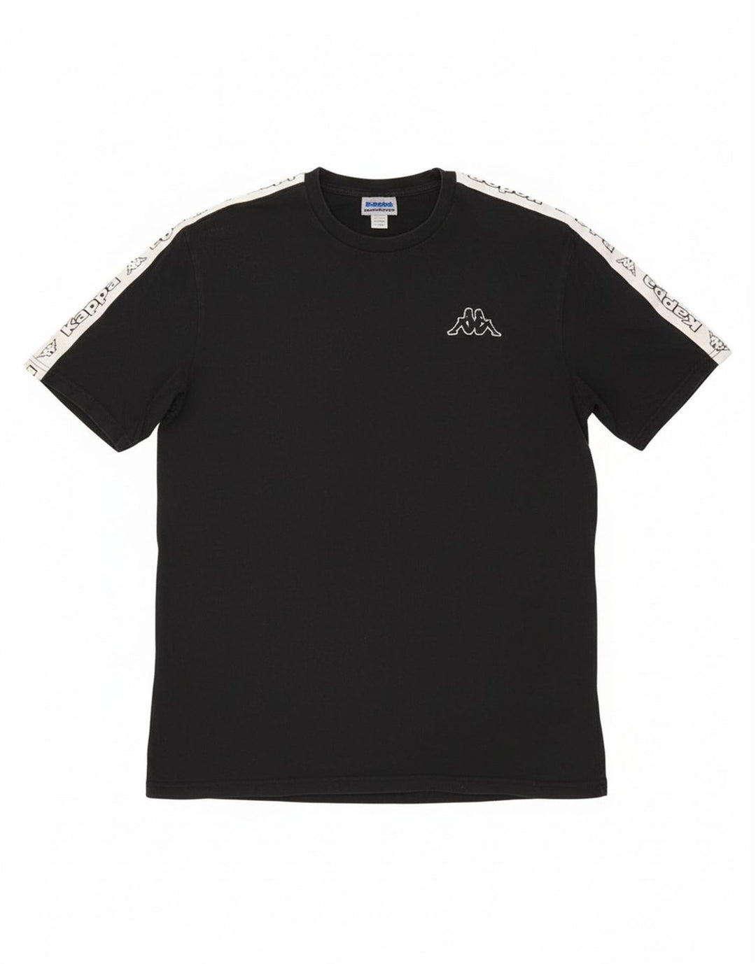 Tricou grafic pentru bărbați Kappa Top mare bumbac negru