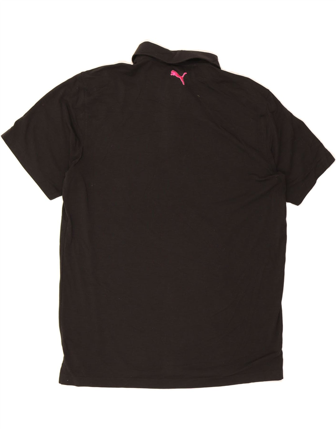 PUMA Mens Polo Shirt XL Black Vintage Puma and Second-Hand Puma from Messina Hembry 