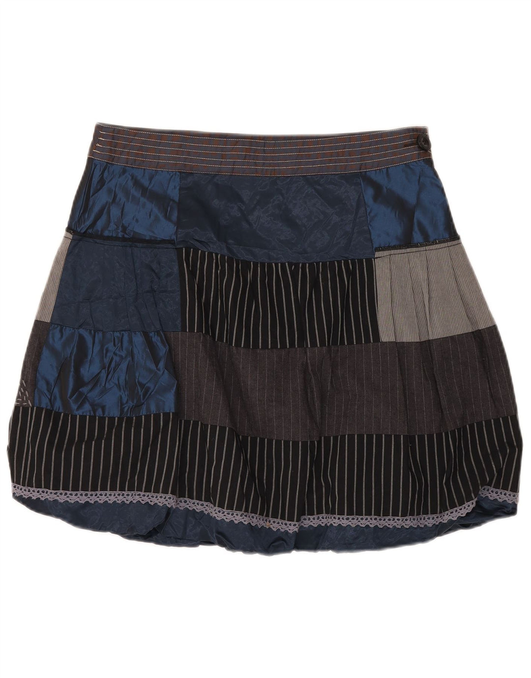 Fusta bubble pentru femei DESIGUAL EU 40 Medium W32 Patchwork multicolor